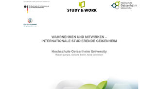 Projektpräsentation: Wahrnehmen und Mitwirken