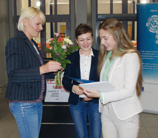 Preisverleihung zum Hochschulwettbewerb in Stralsund (Foto: Hochschule Stralsund, Study & CoWork in Vorpommern)